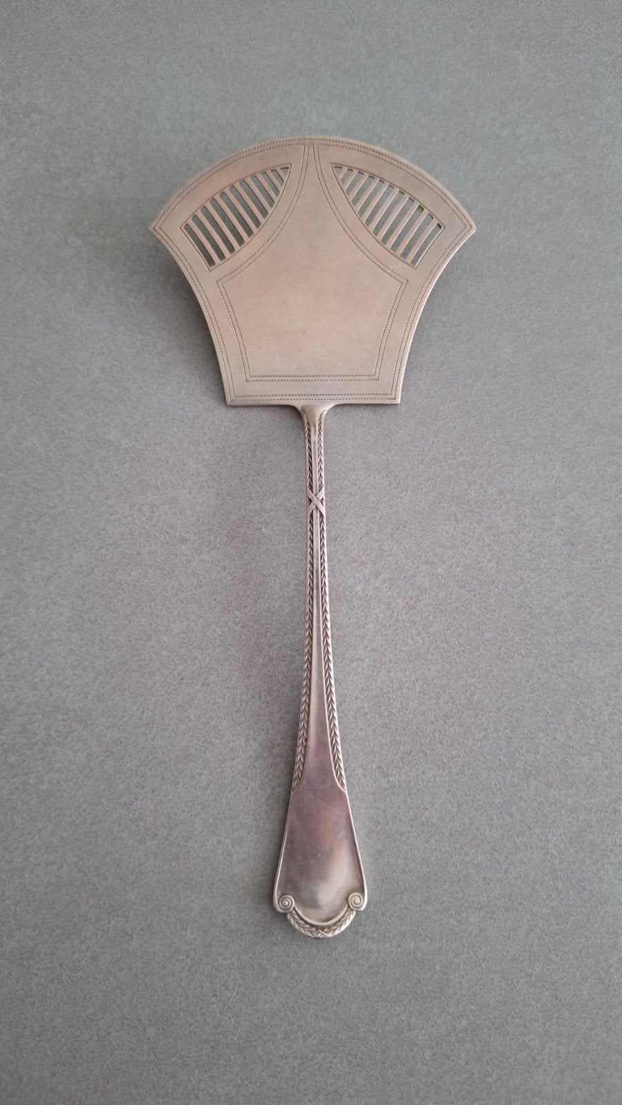 Zilveren Pastei-schepje Art Deco (45g) – Van Kempen 1917, Ophalen