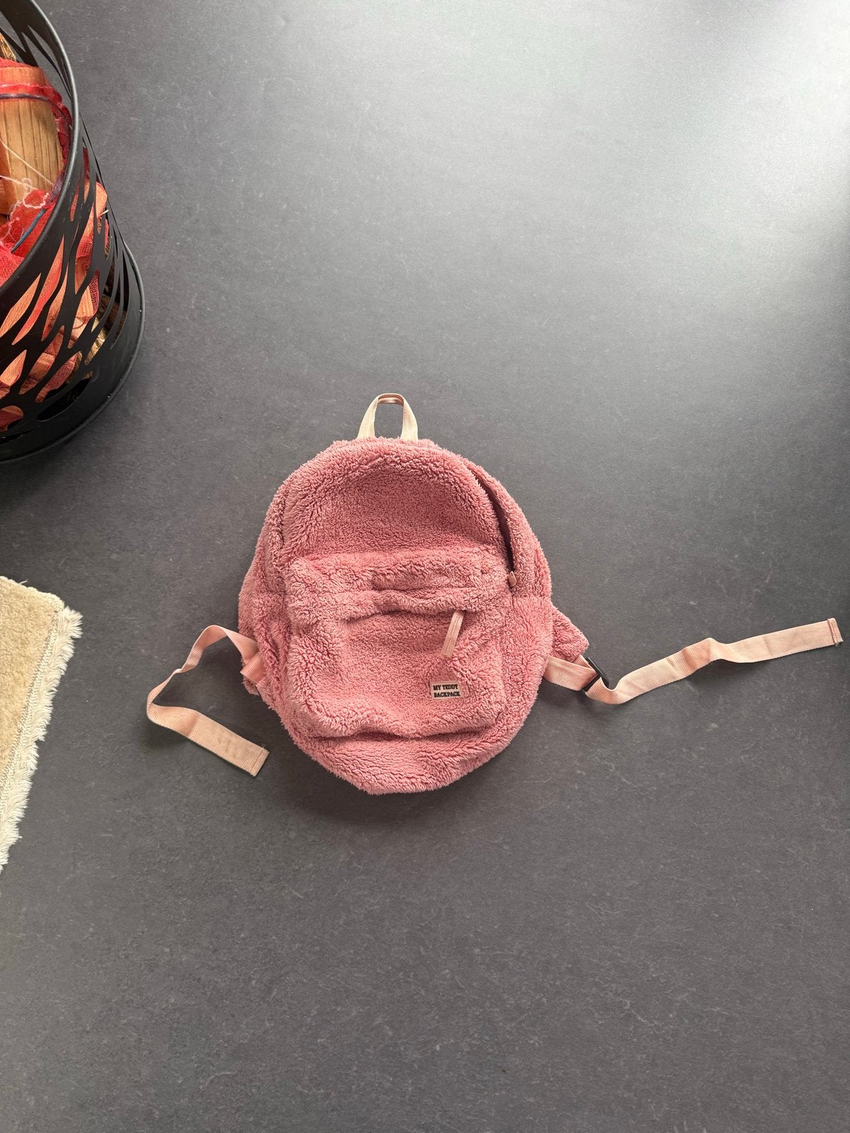 Roze teddy rugzakje voor kinderen - Zo goed als nieuw, Overige merken, Minder dan 30 cm, Ophalen of Verzenden, Minder dan 25 cm