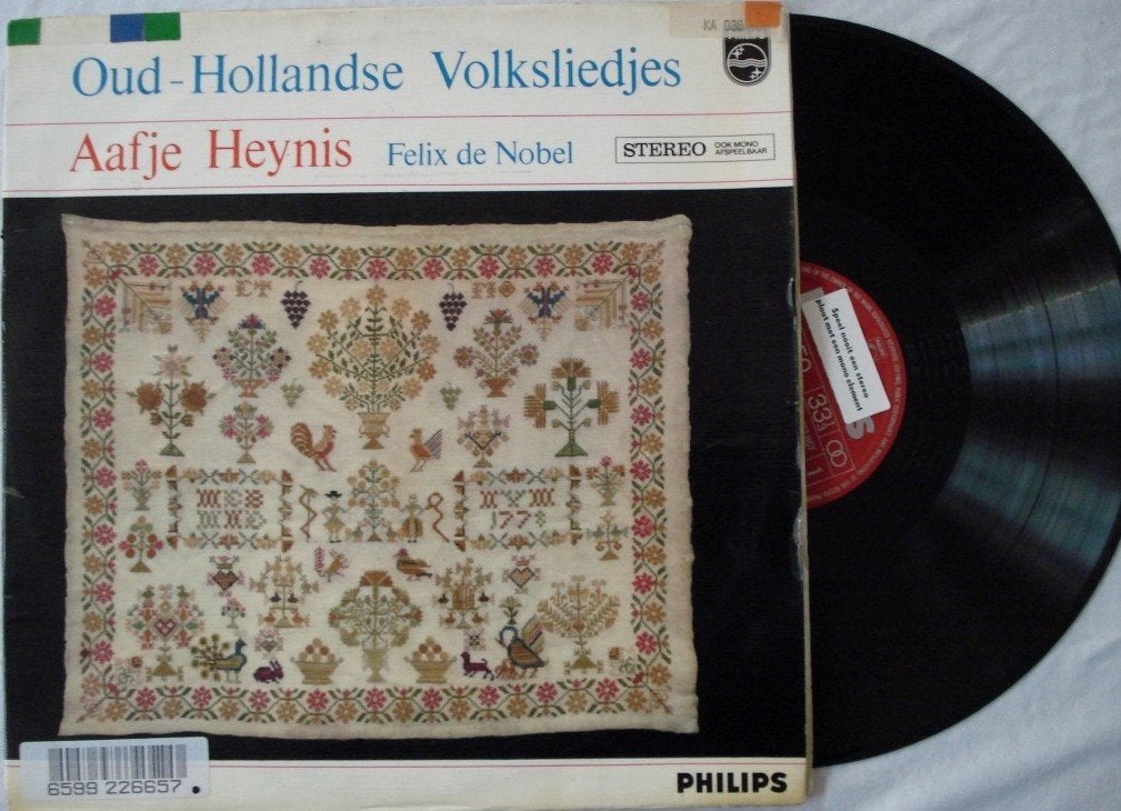 Aafje Heynis - Felix de Nobel - Oud Hollandse Volksliedjes, LP, Gebruikt, Ophalen of Verzenden, Gatefold hoes