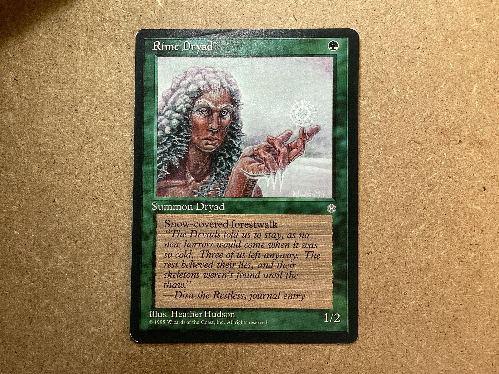 1x Rime Dryad (Good), Ophalen of Verzenden, Gebruikt, Losse kaart