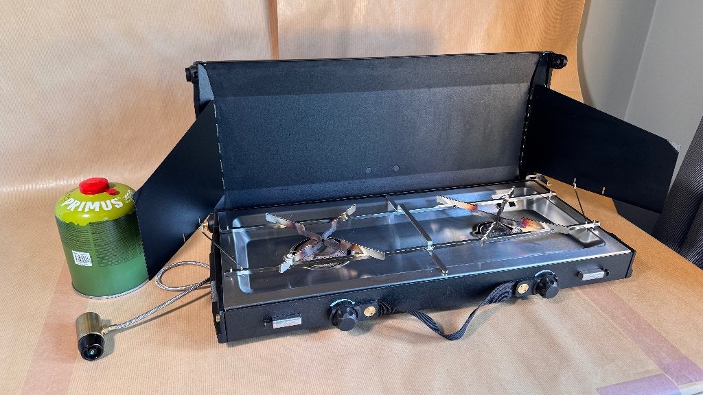 Primus Alika Stove – 2 pits kooktoestel met gasflesje, Ophalen of Verzenden, Zo goed als nieuw