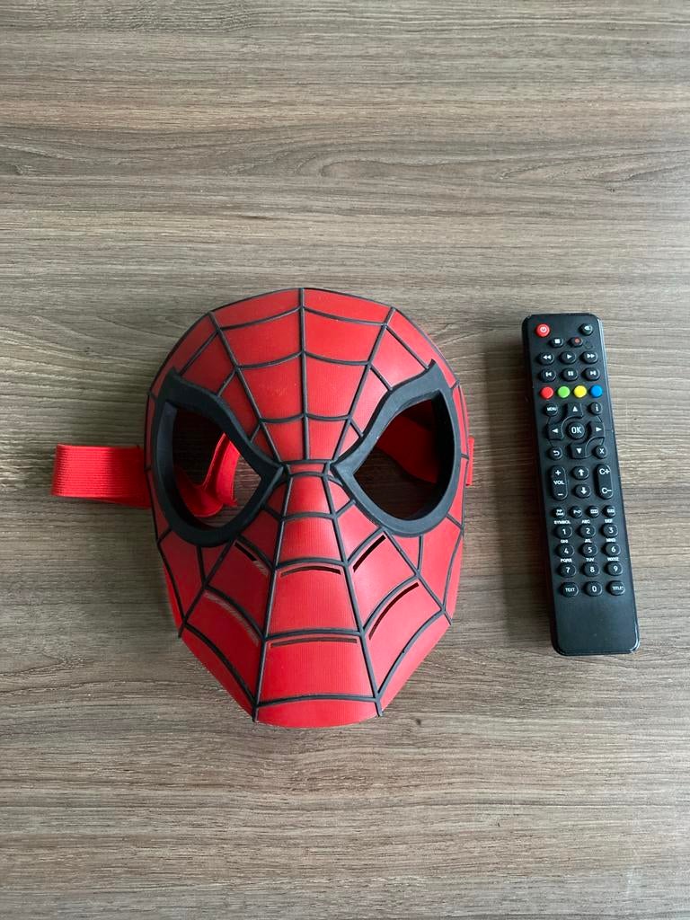 Spiderman Masker - Zo goed als nieuw, Ophalen of Verzenden, Zo goed als nieuw, Accessoires