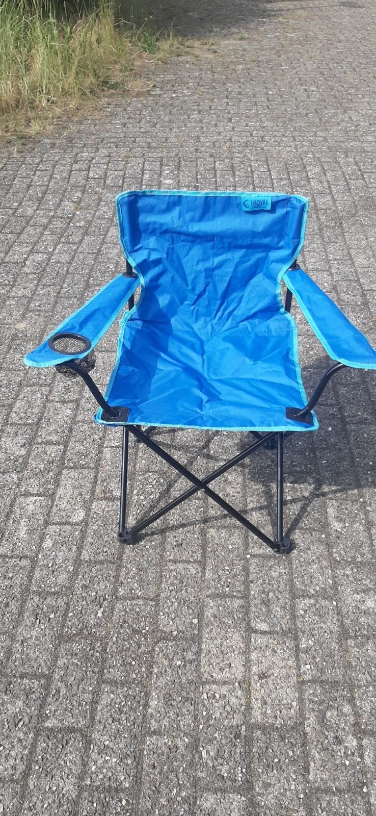 2 Nieuwe Froyak Opvouwbare Campingstoelen, Visstoelen, Caravans en Kamperen, Kampeermeubelen, Ophalen of Verzenden, Nieuw, Campingstoel