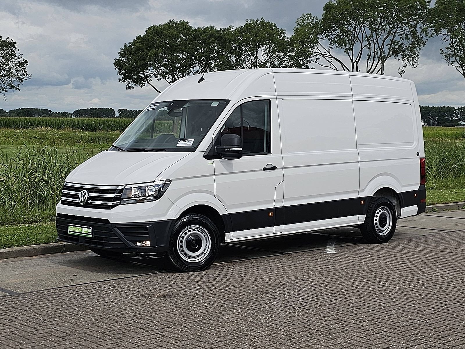 VOLKSWAGEN CRAFTER 2.0 l3h3 automaat navi, Auto's, Gebruikt, Euro 6, Volkswagen, Wit