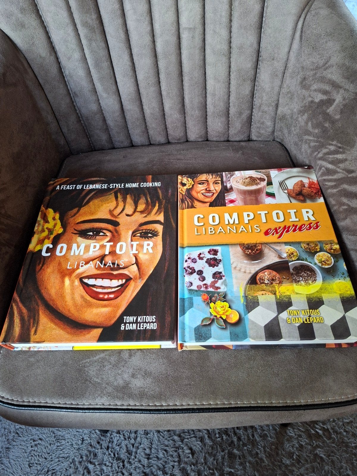 Comptoir Libanais Kookboeken Set - Libanese Keuken, Midden-Oosten en Marokko, Tony Kitous & Dan Lepard, Ophalen of Verzenden, Zo goed als nieuw