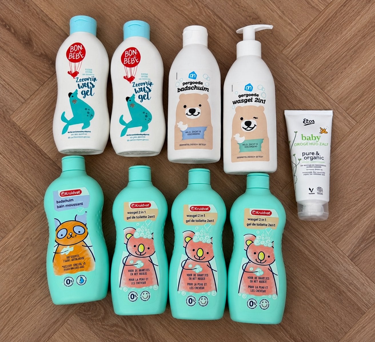 Grote babyverzorgingsset – 9 producten (NIEUW) twv €35, Kinderen en Baby's, Ophalen of Verzenden, Nieuw