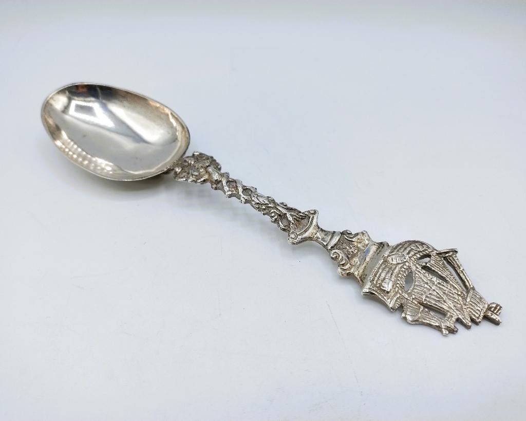 Zilveren gelegenheidslepel, A. Wijngaarden, Leeuwarden, 1775, Antiek en Kunst, Antiek | Goud en Zilver, Verzenden, Zilver