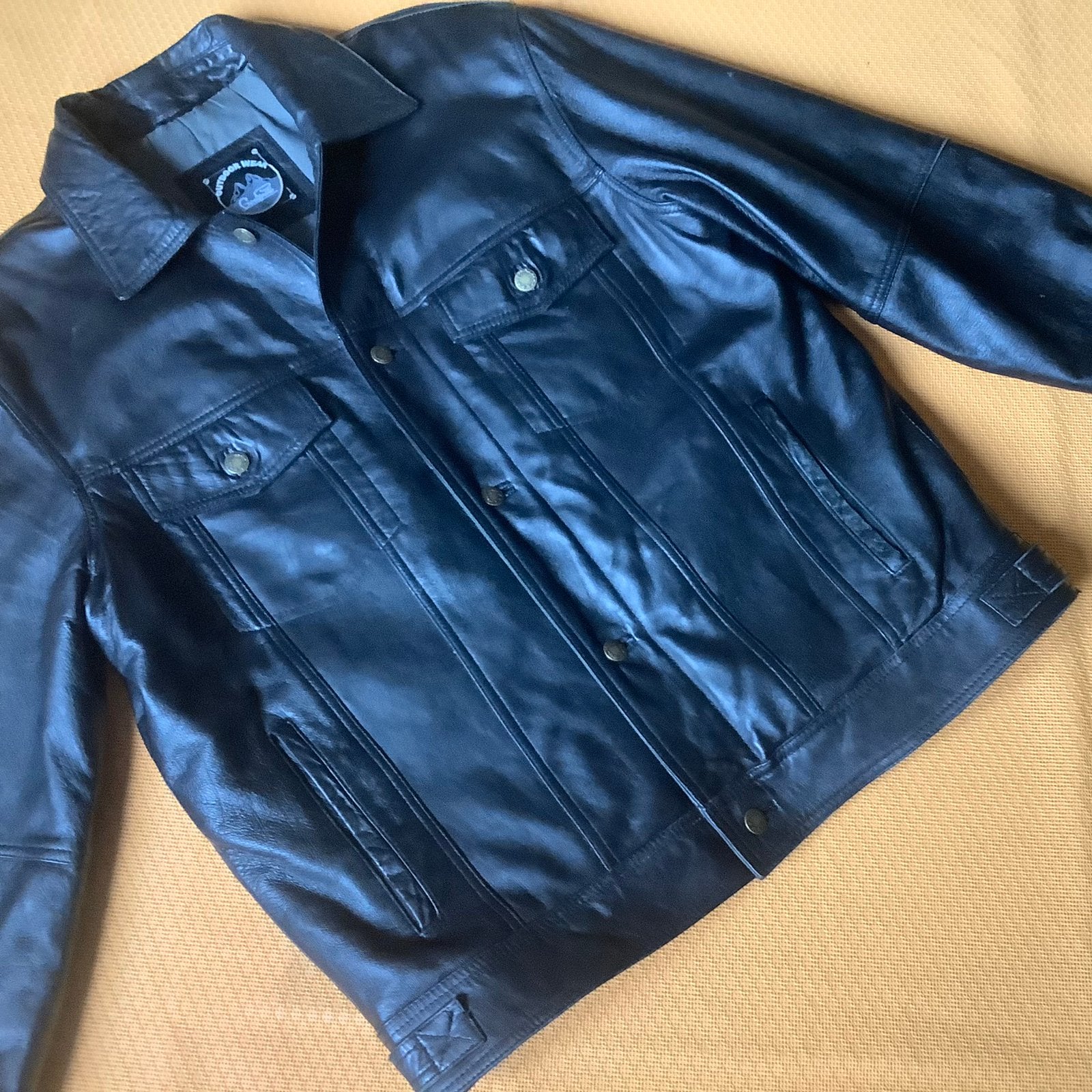 LEREN heren JACK mt XL, Ophalen of Verzenden, Zo goed als nieuw, Maat 56/58 (XL)