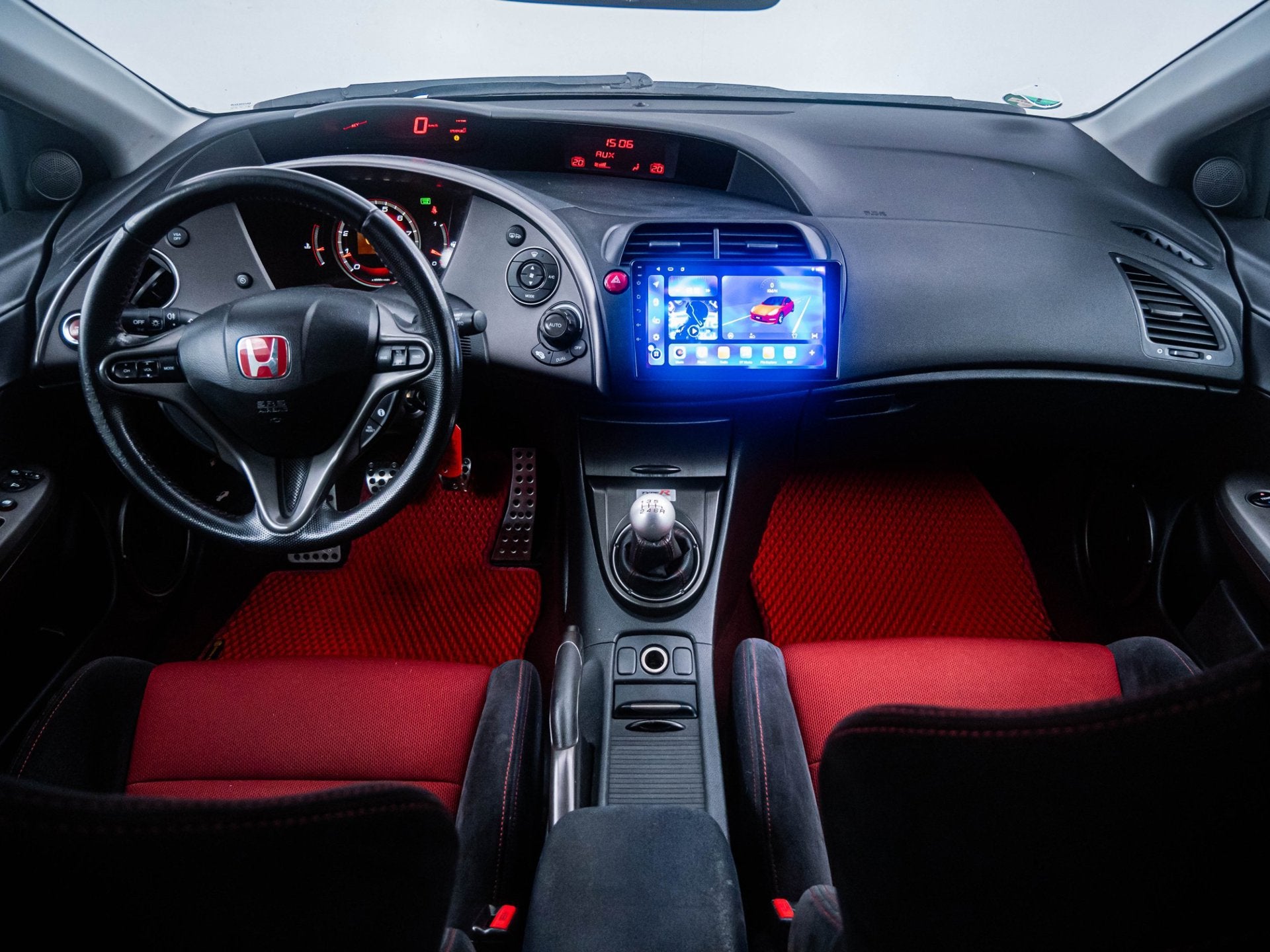 Honda Civic 2.0 Type R Cruise|Clima|Carplay|6-Bak, Auto's, 1998 cc, Gebruikt, Zwart, Alcantara