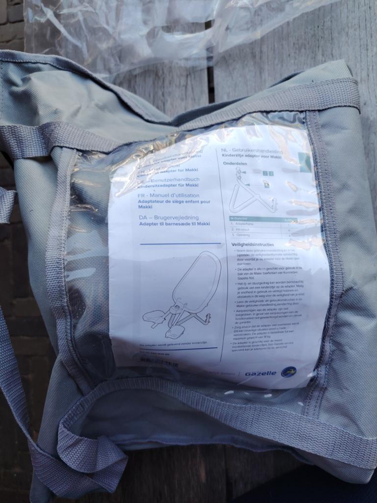 Gazelle makki fiets stoel adapter, Fietsen en Brommers, Fietsaccessoires | Aanhangers en Karren, Ophalen of Verzenden, Nieuw, Overige typen