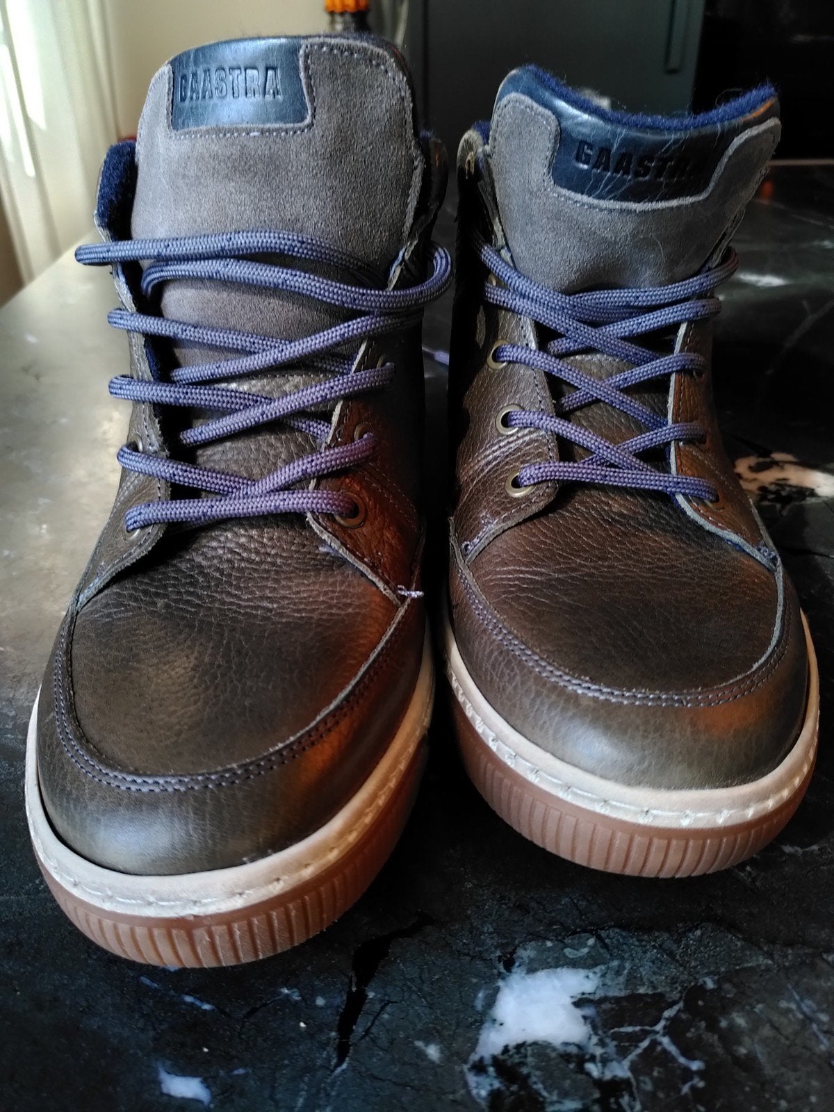 Nieuwe Gaastra herenschoenen echt leer en gevoerdmt 43, Ophalen of Verzenden, Nieuw, Zwart