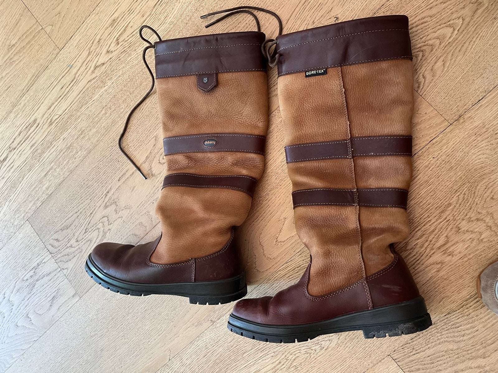 Dubarry Gore-Tex hoge laarzen - Maat 38, Ophalen of Verzenden, Gedragen, Bruin, Hoge laarzen