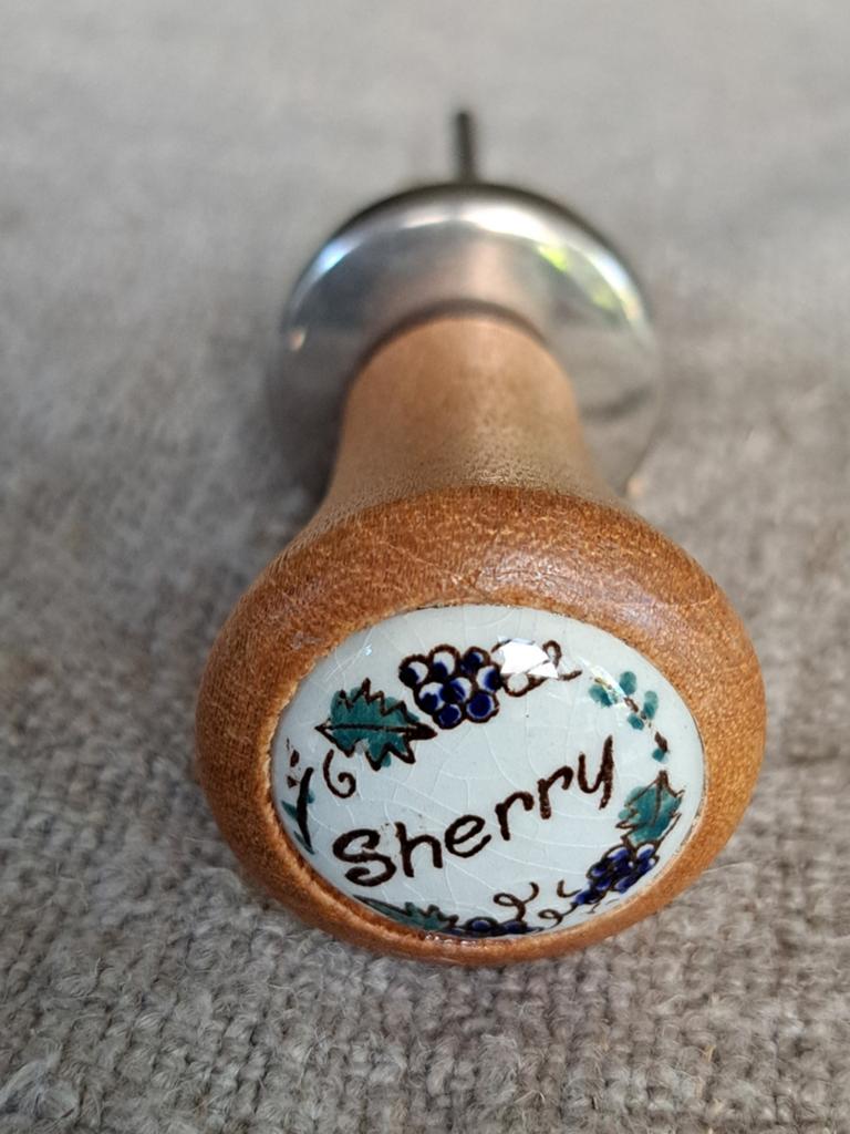 Houten Schenkkurk & Wijnstop 'Sherry', Overige typen, Hout, Nieuw, Ophalen of Verzenden