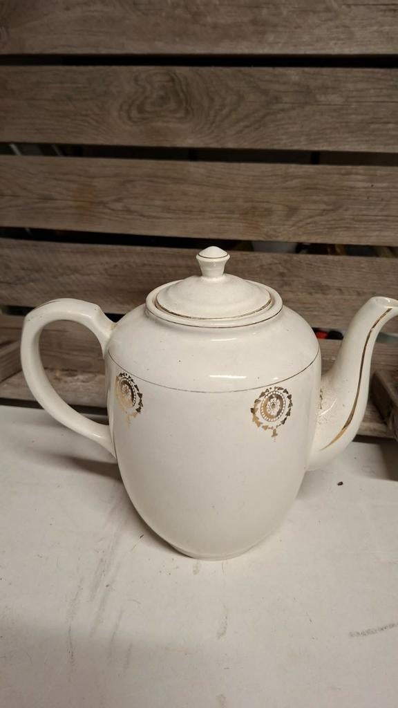 Antieke theepot van Boch Frères, Made in Belgium, Ophalen of Verzenden