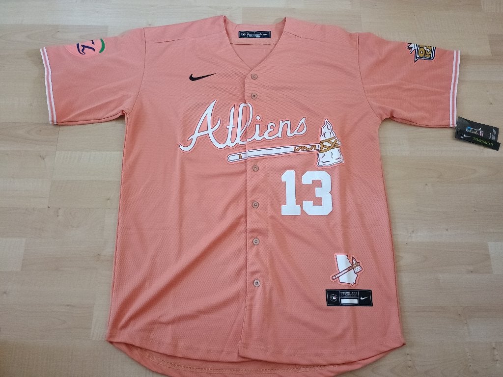 Atlanta Braves Jersey Acuna Jr maat: M, Verzenden, Nieuw, Honkbal, Kleding