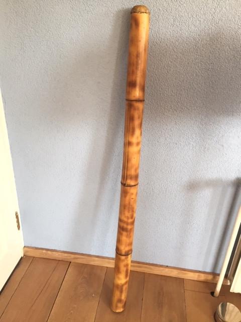 didgeridoo van bamboo, Muziek en Instrumenten, Blaasinstrumenten | Didgeridoos, Ophalen, Zo goed als nieuw