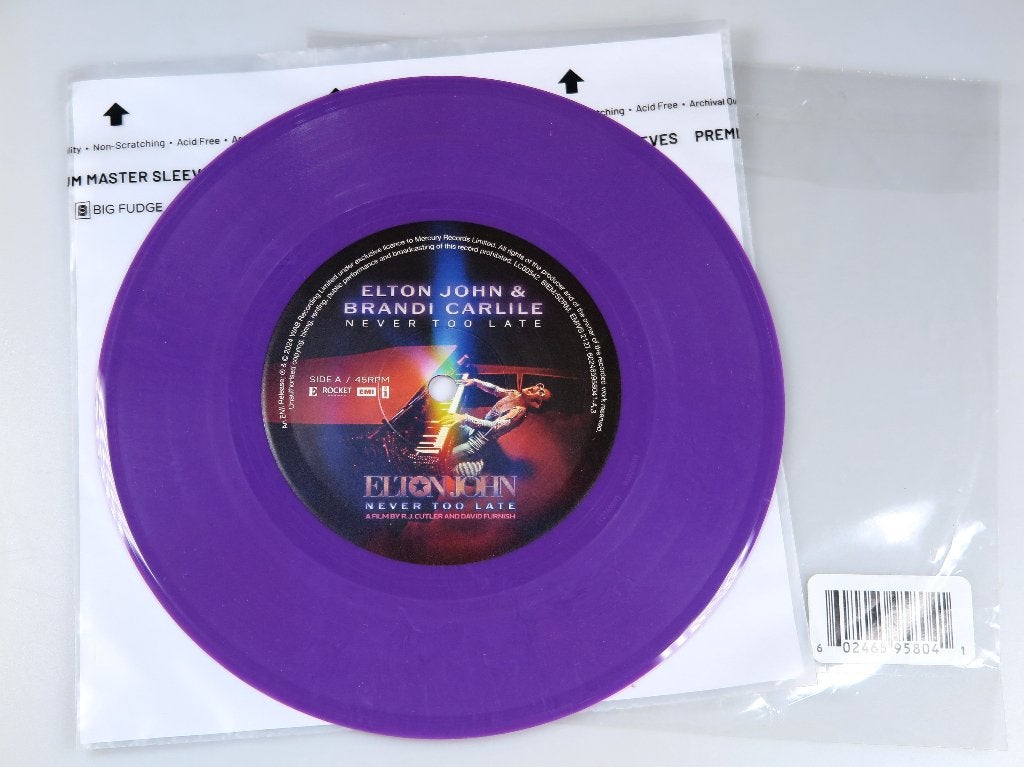 Elton John & Brandi Carlile - Zeldzame 7" Promo Paars 2024, 7 inch, Single, 2020 tot heden, Ophalen of Verzenden