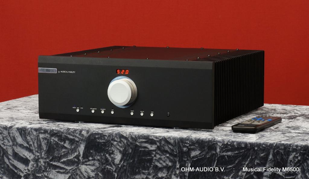 Musical Fidelity M6 500i, Geïntegreerde Versterker, Zwart, Ophalen, Zo goed als nieuw, Overige merken