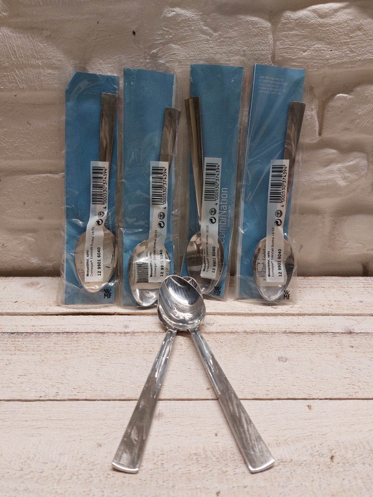 WMF CombiNation Lepels - Set van 6 Nieuw in Verpakking, Huis en Inrichting, Keuken | Bestek, Nieuw, Bestekset, Rvs of Chroom, WMF