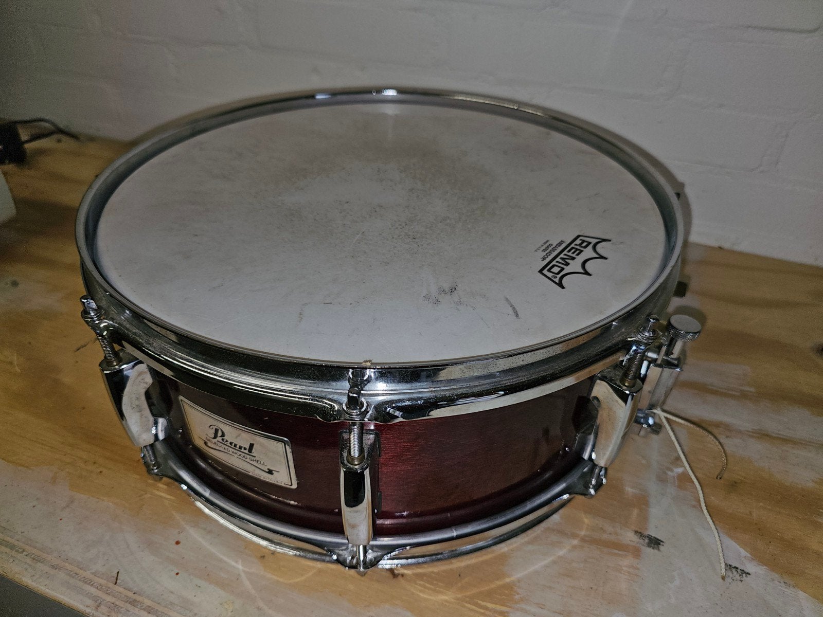 pearl snare drum, gebruikt. Met standaard., Ophalen