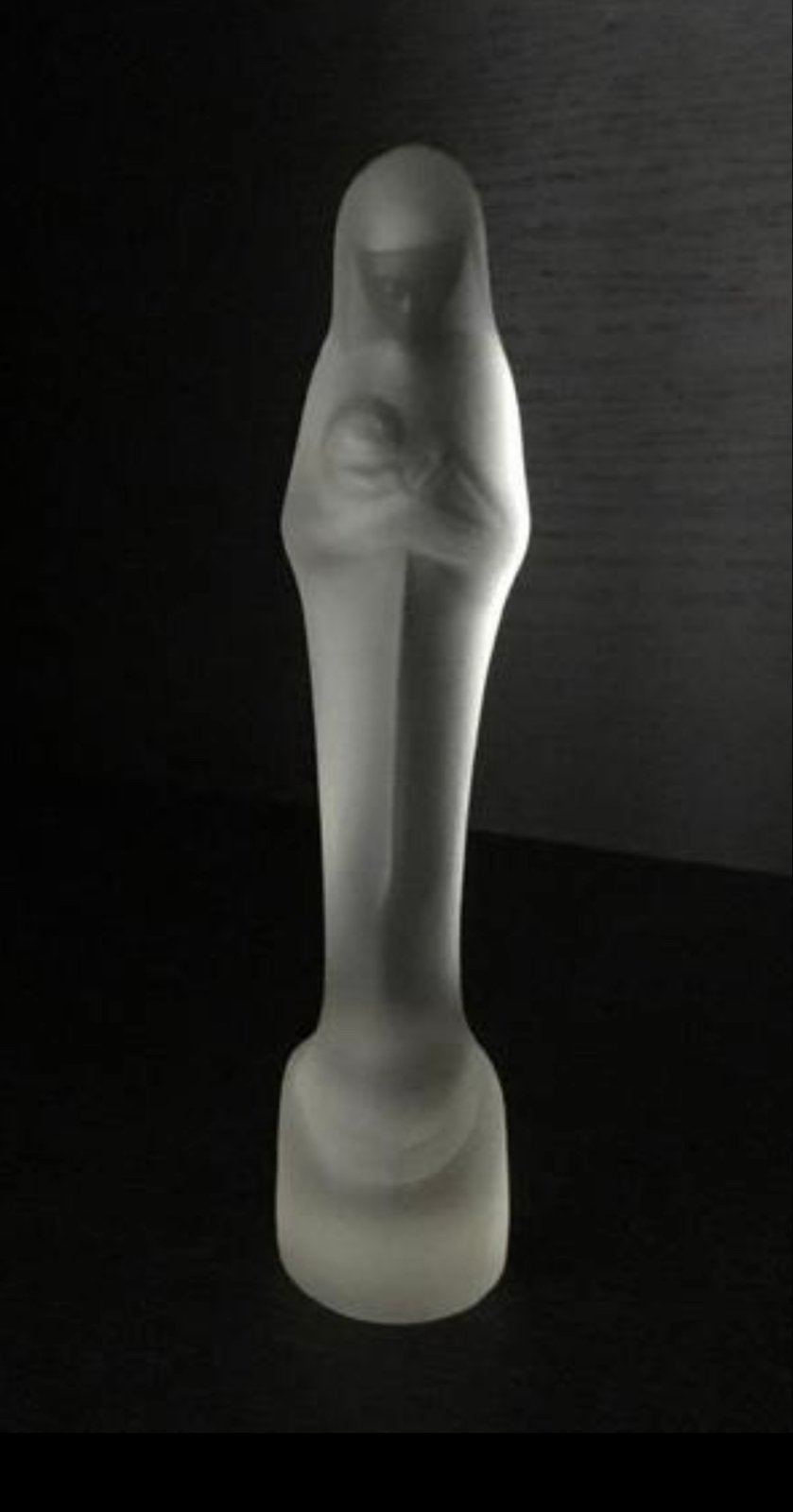 Madonna met Kind, Leerdam Glas, steff uiterwaal., Antiek en Kunst, Ophalen