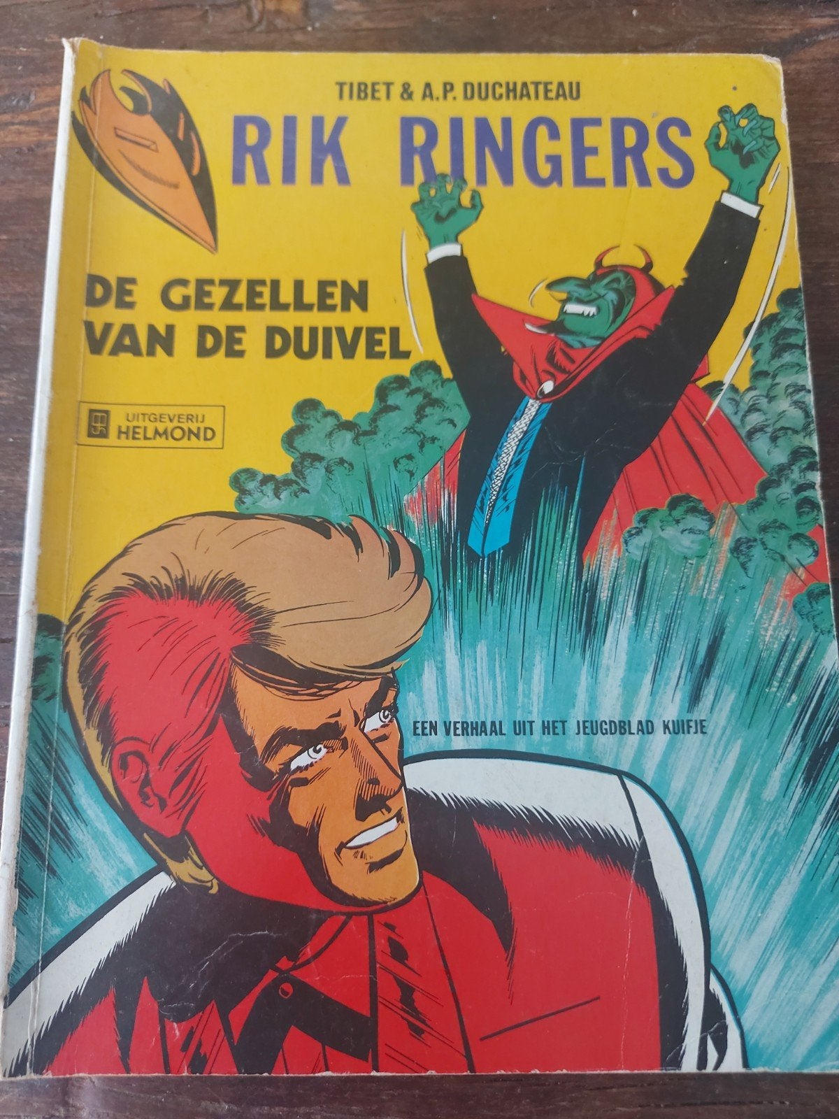 Ril Ringers de gezellen van de duivel uit 1971, Gelezen, Eén stripboek, Ophalen of Verzenden, Tibet en A.P. Duchateau