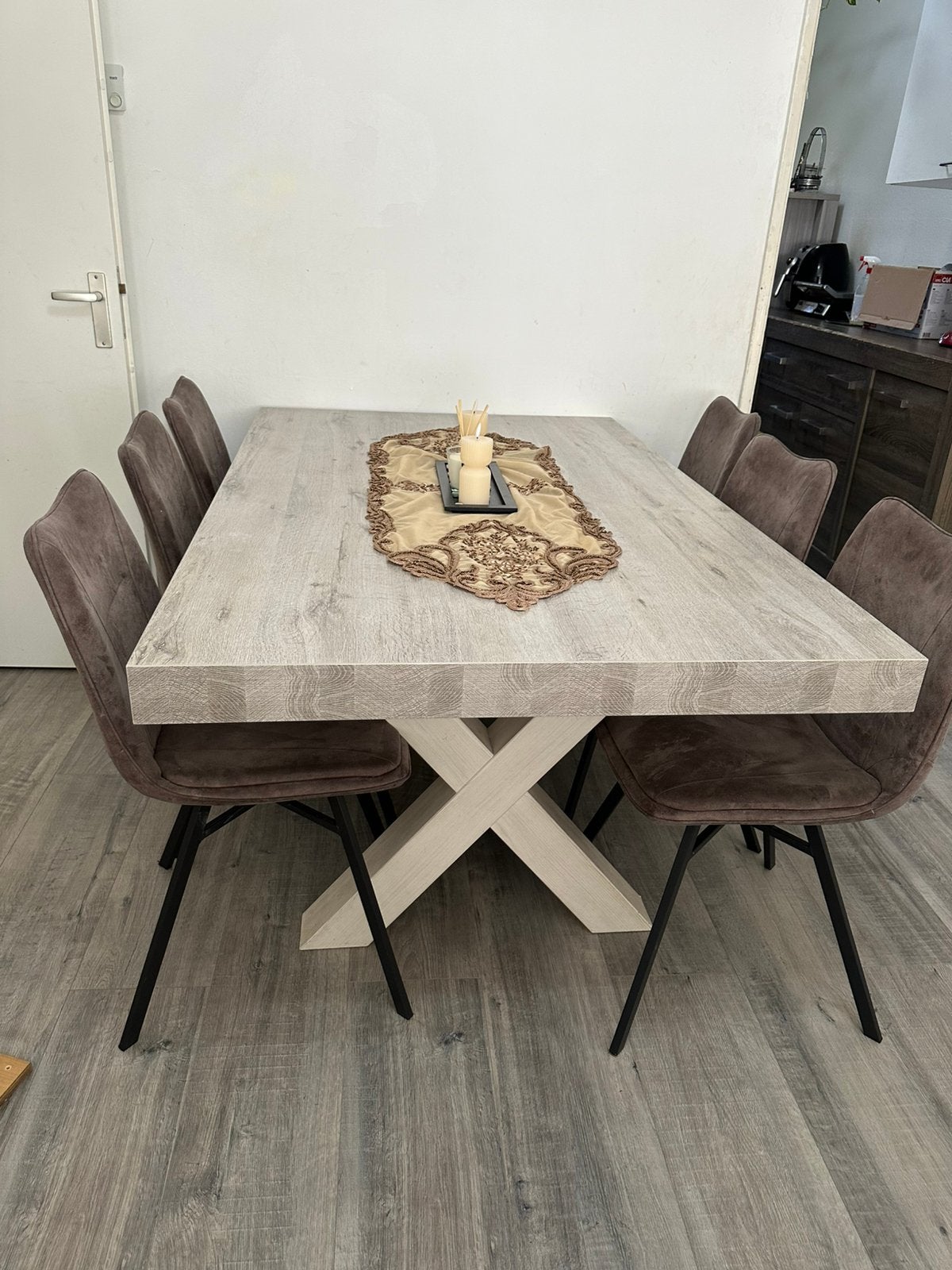 Eattafel, Ophalen