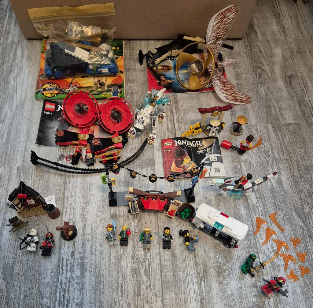 Ninjago lego (o.a. 70607,30454,71730,70633,9442,70644,70127), Compleet, Lego, Ophalen of Verzenden, Zo goed als nieuw