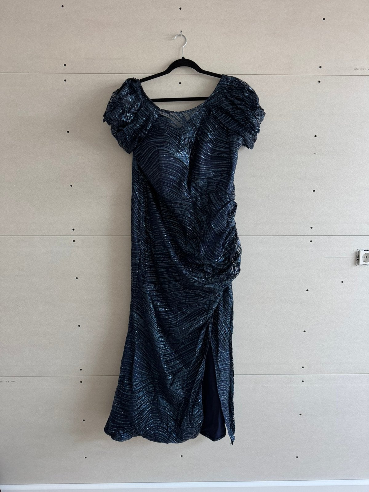 Te koop mooie galajurk, Kleding | Dames, Galajurk, Blauw, Maat 46/48 (XL) of groter, Ophalen of Verzenden