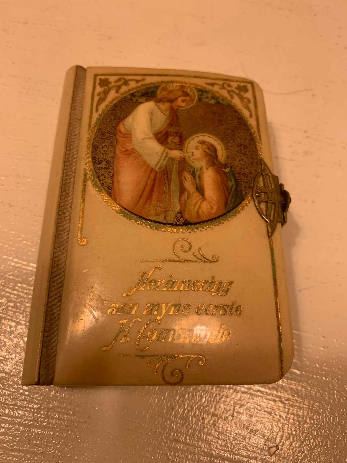 Antiek Herinneringsboekje Eerste Communie 1904, Ophalen of Verzenden