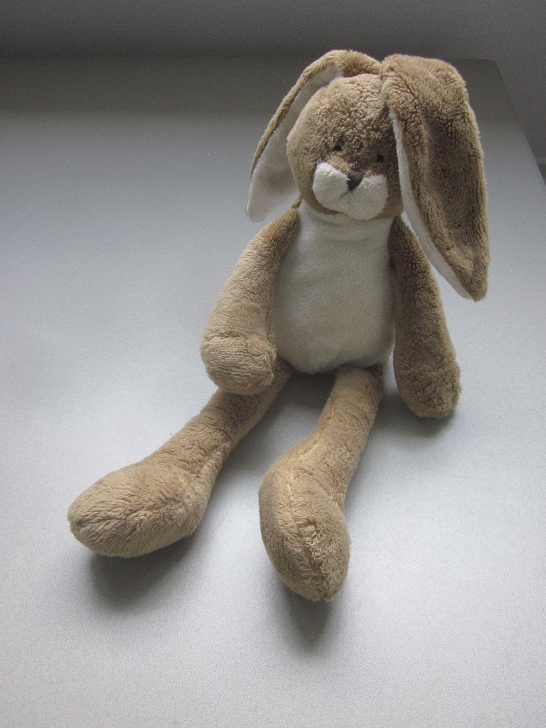 TOY Bunny Friend zacht bruin-roomwit pluche knuffel konijn, Kinderen en Baby's, Speelgoed | Knuffels en Pluche, Overige merken