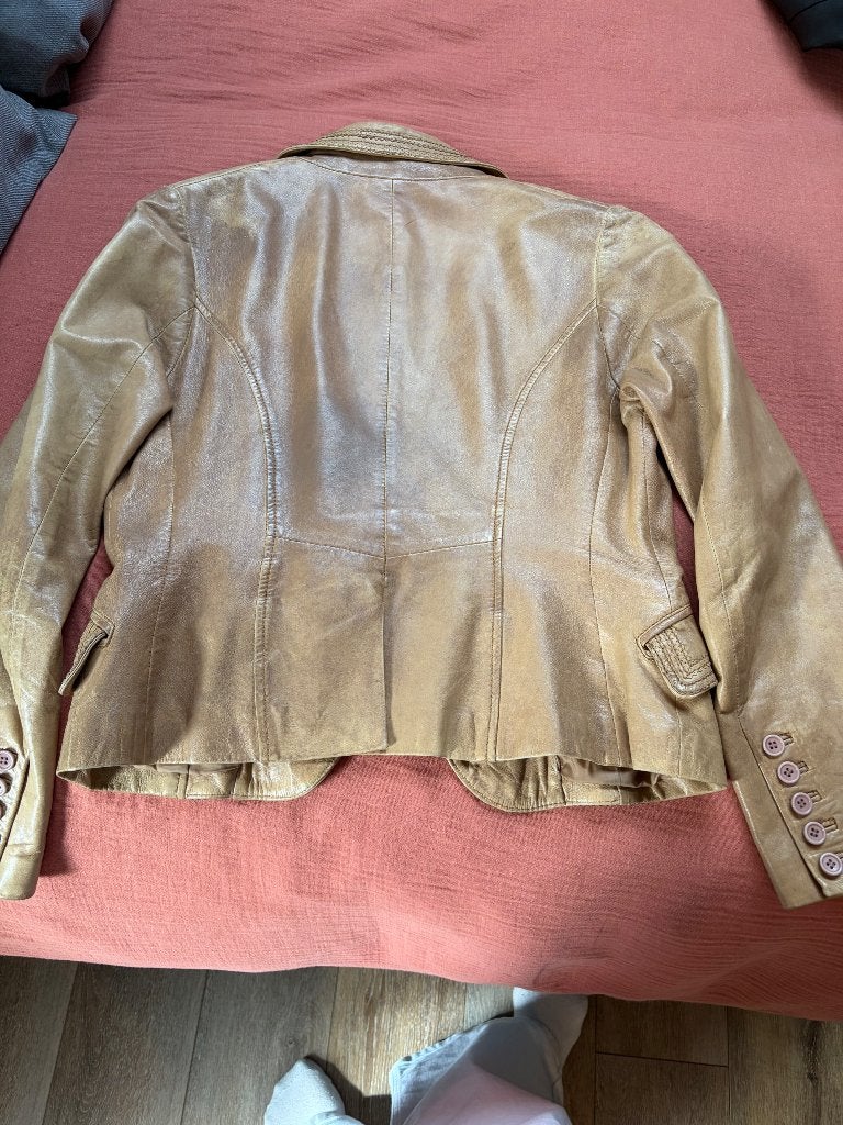 Leren jasje van Stroke, Maat 38/40 (M), Overige kleuren, Ophalen of Verzenden, Zo goed als nieuw