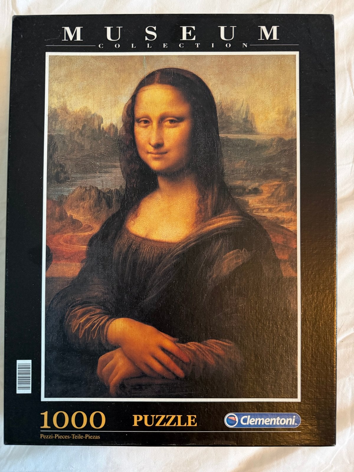 Mona Lisa 1000 stukjes puzzel Clementoni Museum Collectie, Ophalen of Verzenden, 500 t/m 1500 stukjes, Gebruikt, Legpuzzel