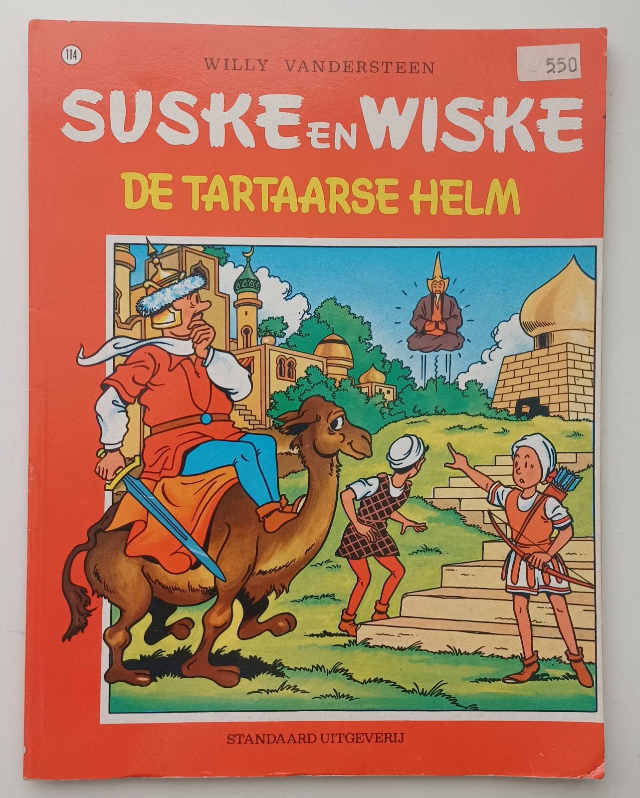 Suske en Wiske - De Tataarse Helm (nr. 114) - 1988, Gelezen, Willy Vandersteen, Eén stripboek, Ophalen of Verzenden