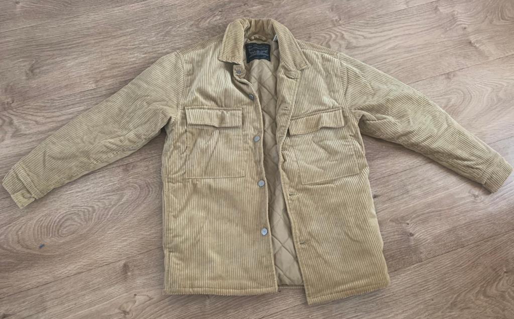 Levis jas Harvest gold maat S, Kleding | Heren, Jassen | Winter, Ophalen of Verzenden