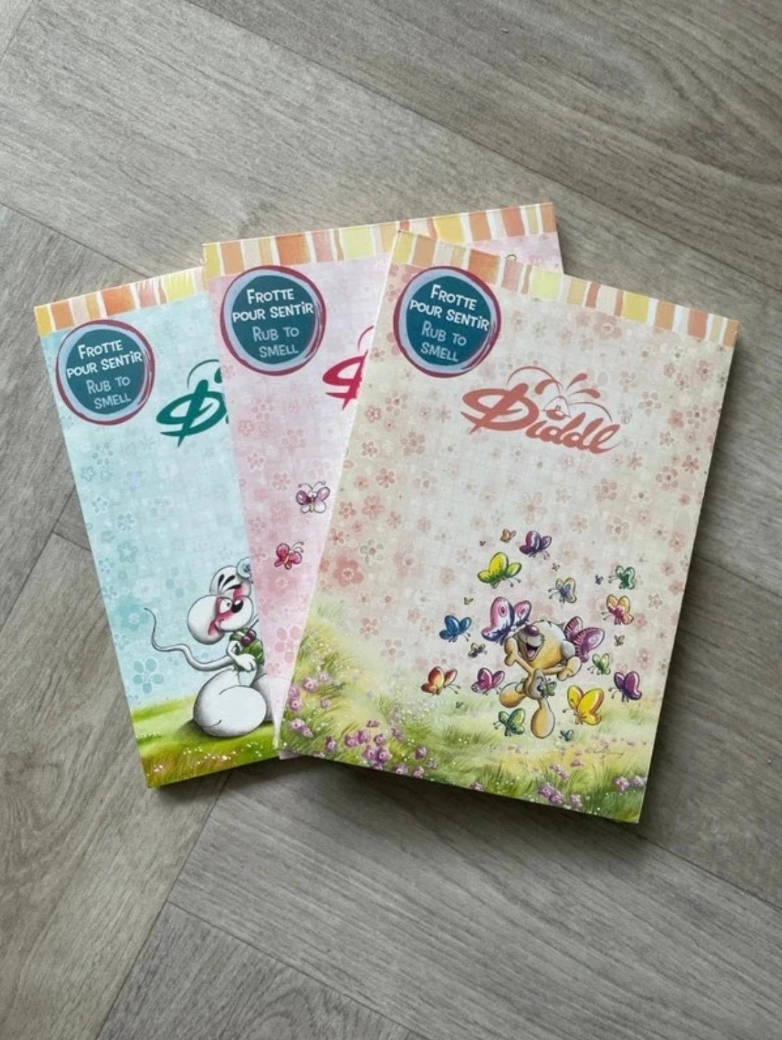 Diddl geurblokken set A5 (Nieuw), Verzamelen, Verzenden, Verschillende figuren, Nieuw, Papier, Kaart of Schrift