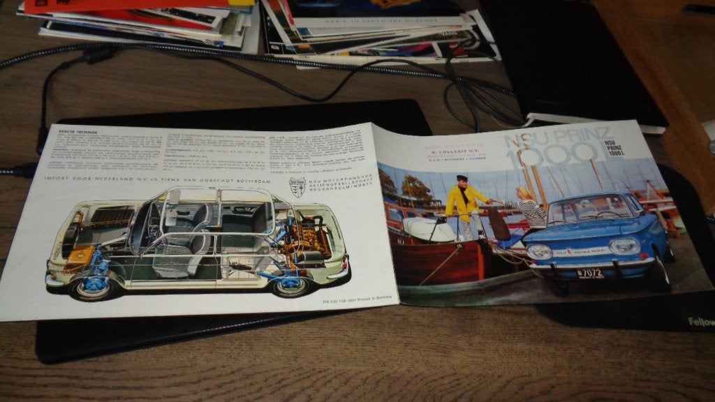 Folder  NSU PRINZ 1000-1000L, Verzenden, Nieuw, Overige merken