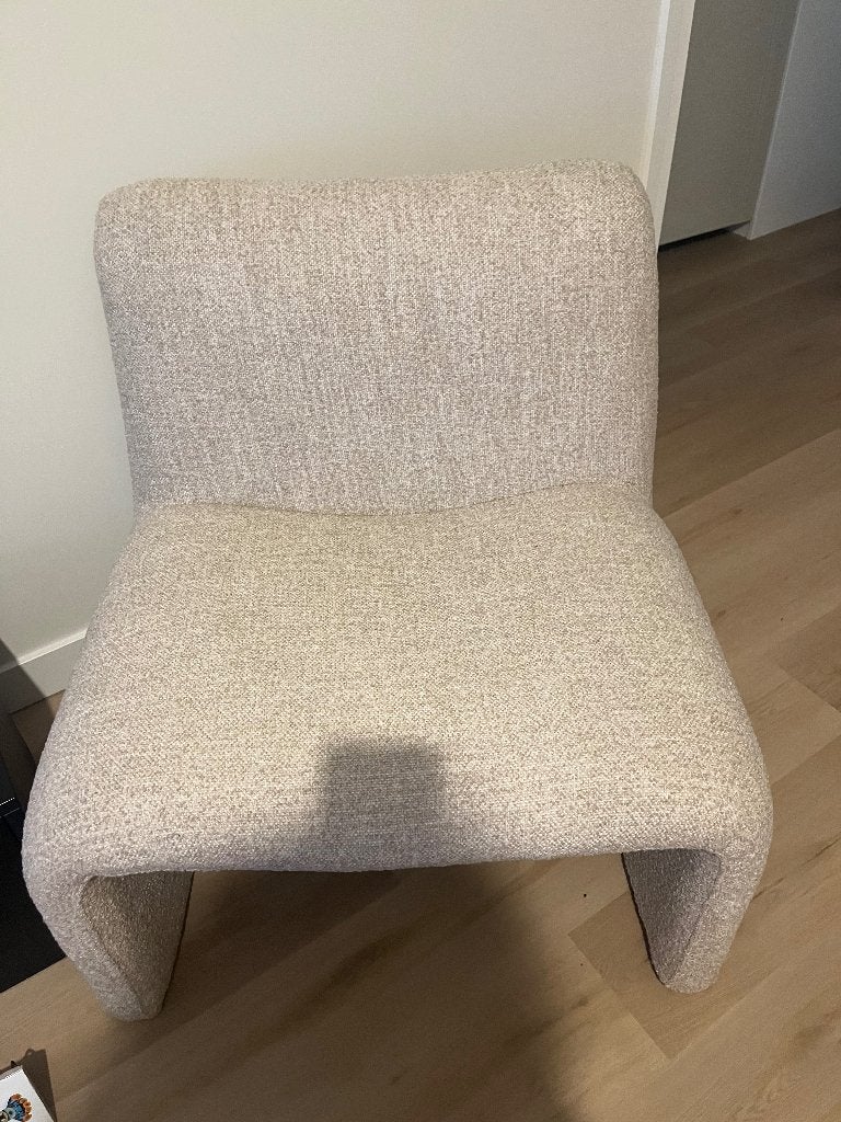 Karwei Fauteuil Kate Beige, Ophalen, Nieuw, 75 tot 100 cm, Stof