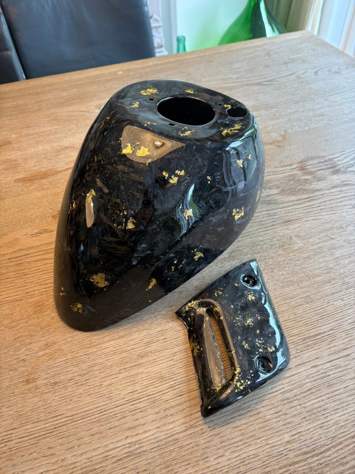 Zip sp carbon spatbord met goude flakes, Ophalen of Verzenden, Nieuw