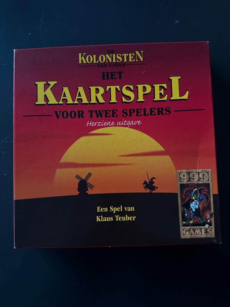 Kolonisten van Catan: Het Kaartspel - Ongeopende kaarten, Een of twee spelers, Ophalen of Verzenden, Zo goed als nieuw