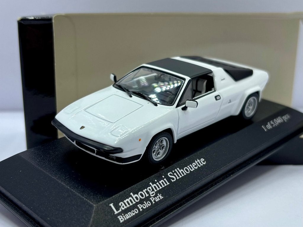 1:43  lamborghini silhouette 1976 - MINICHAMPS, Hobby en Vrije tijd, Ophalen of Verzenden, Zo goed als nieuw, Auto, MiniChamps