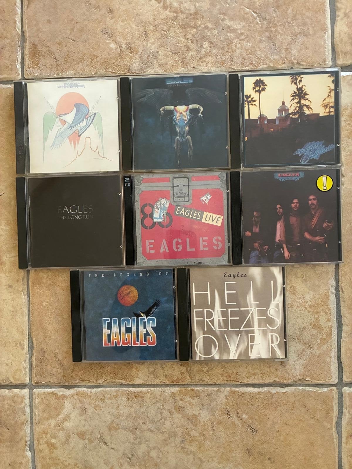 Eagles CD collectie: , diverse albums en 2x live (9Cd’s), Ophalen of Verzenden, Zo goed als nieuw, Folk Rock, Album