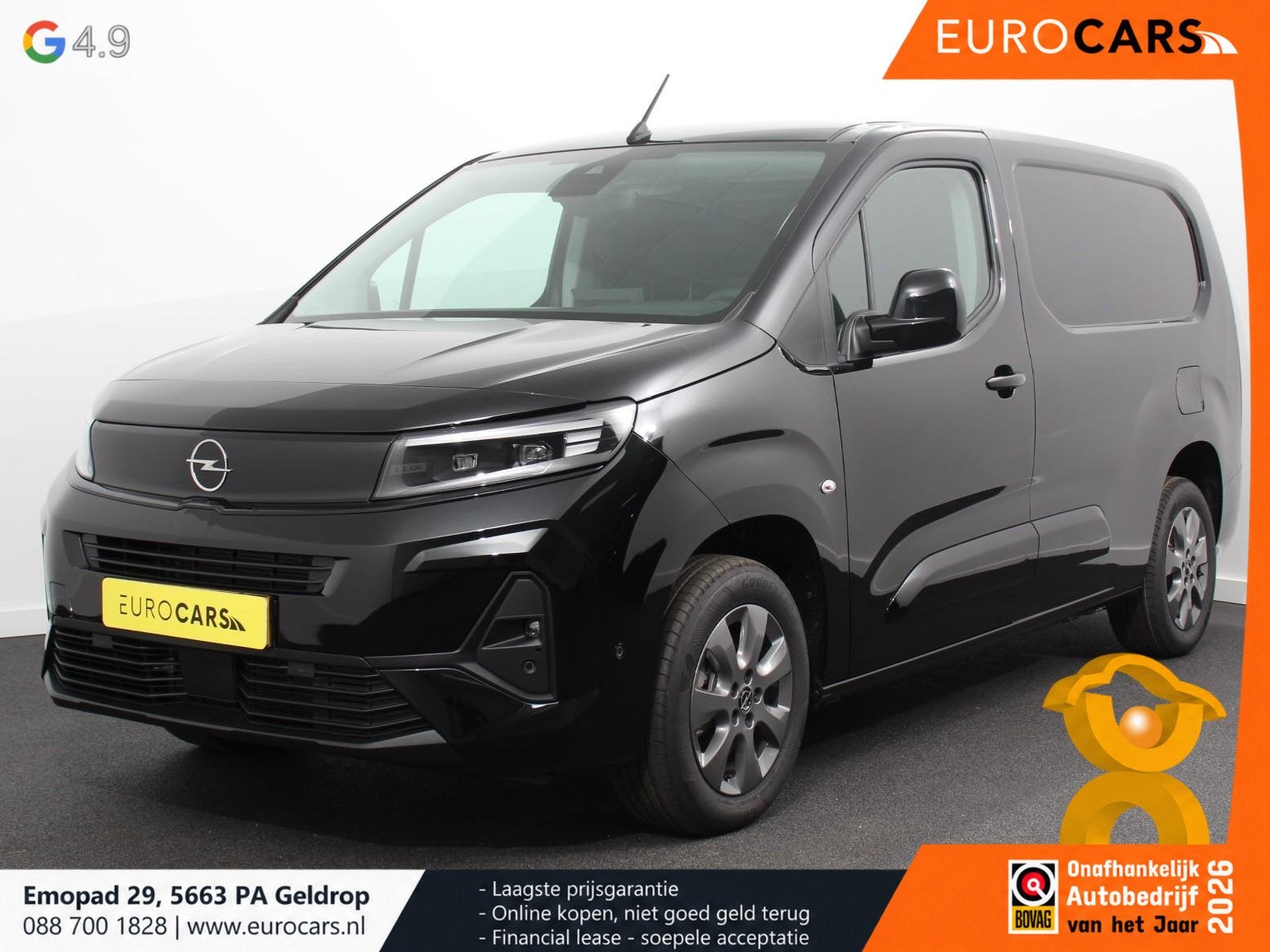 Opel Combo 1.5 BlueHDi 130 S&S L2 Automaat Apple Carplay / A, Stof, 4 cilinders, Zwart, 1000 kg