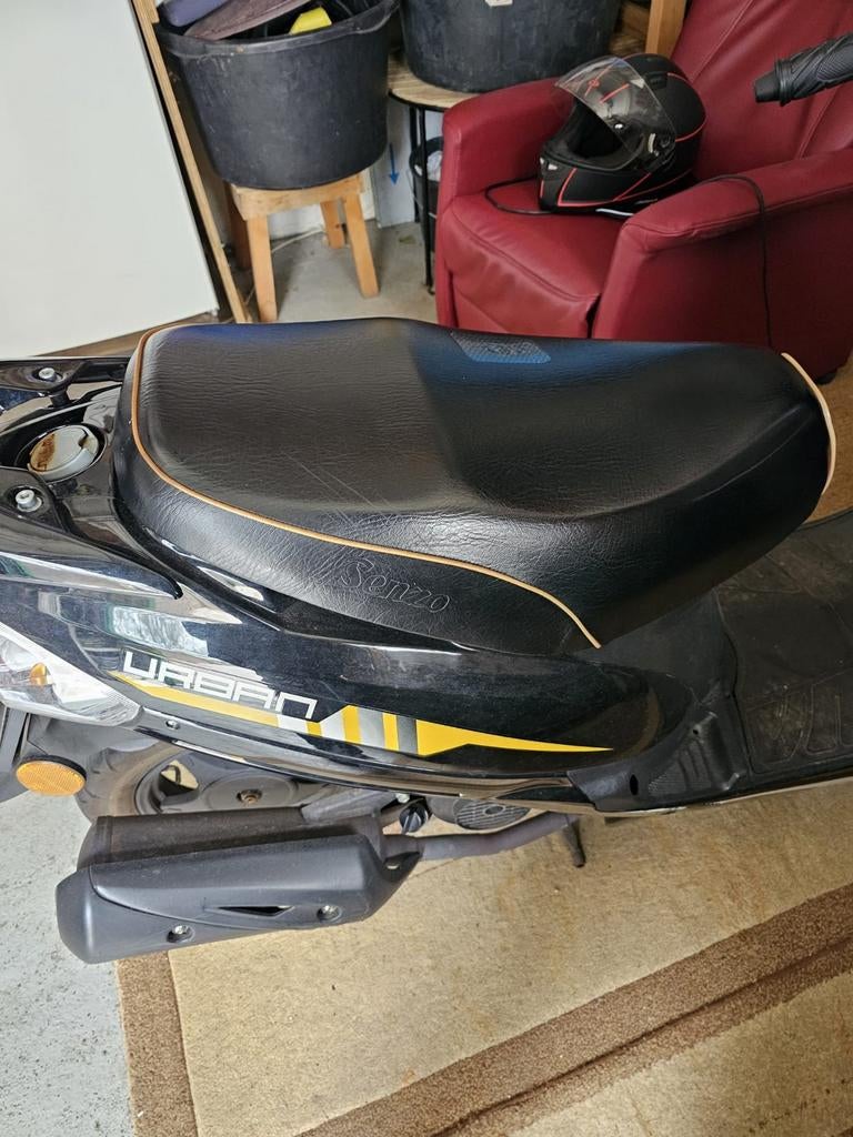 Senzo Urban snorscooter blauw kenteken, Ophalen of Verzenden