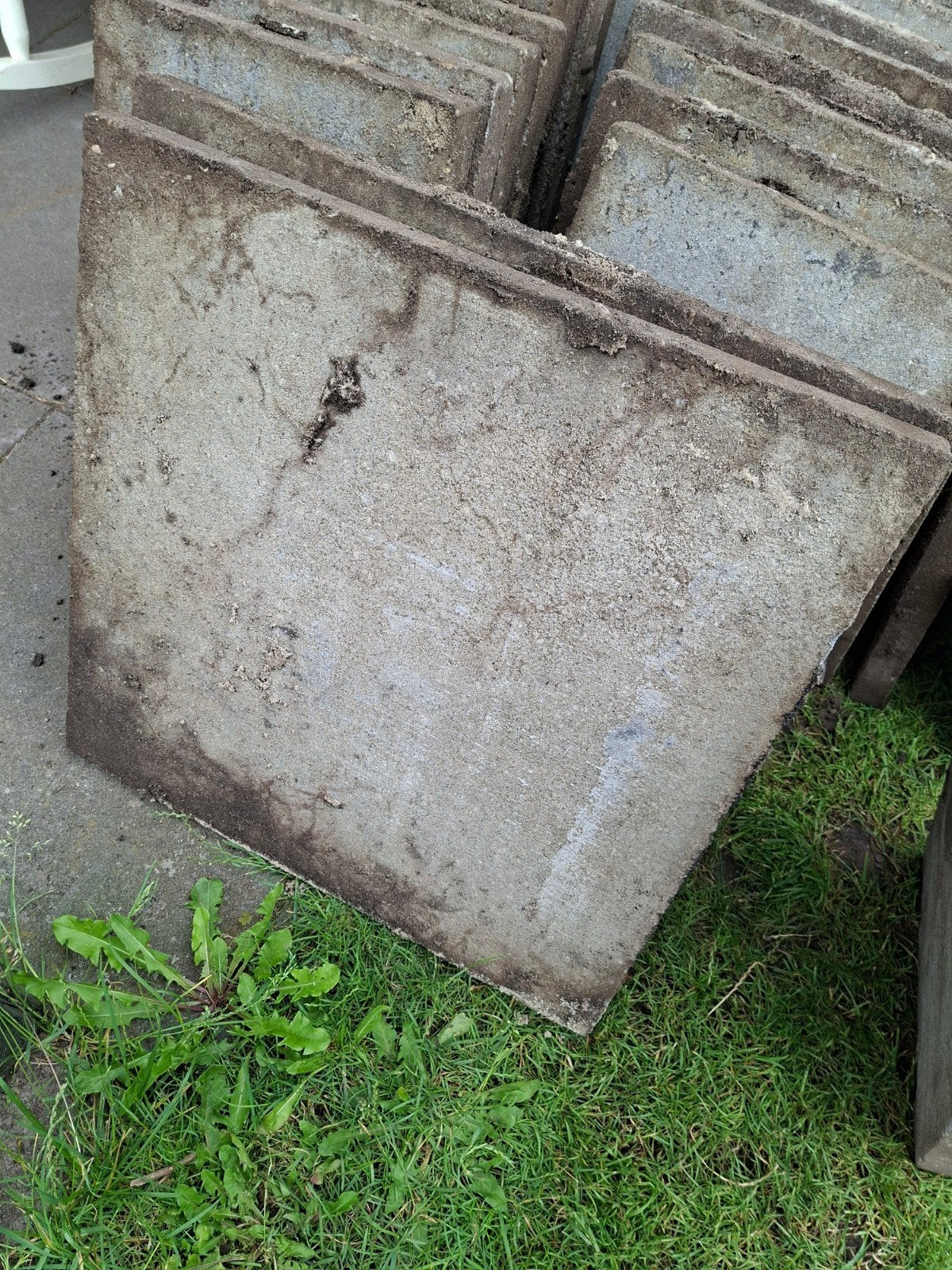 60x60 betontegels GRATIS AFHALEN, Tuin en Terras, Ophalen, Gebruikt, Beton, Terrastegels