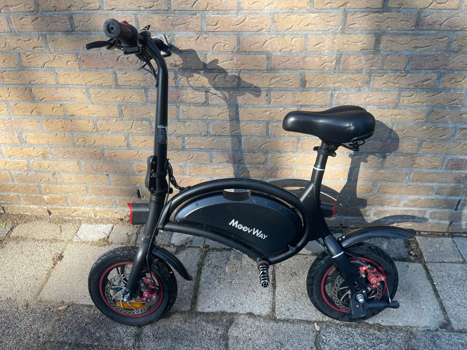 MoovWay E-bike met defect achterwiel en missend handvat, Ophalen of Verzenden, Gebruikt, Overige merken