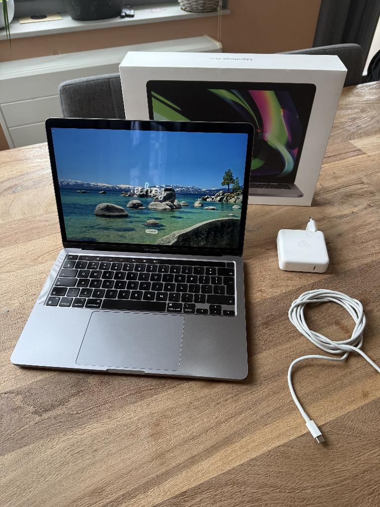 MacBook Pro 13 inch M1 (2020) | 1TB opslag | + oplader, Computers en Software, Apple Macbooks, 1 TB of meer, Qwerty, 13 inch, Zo goed als nieuw