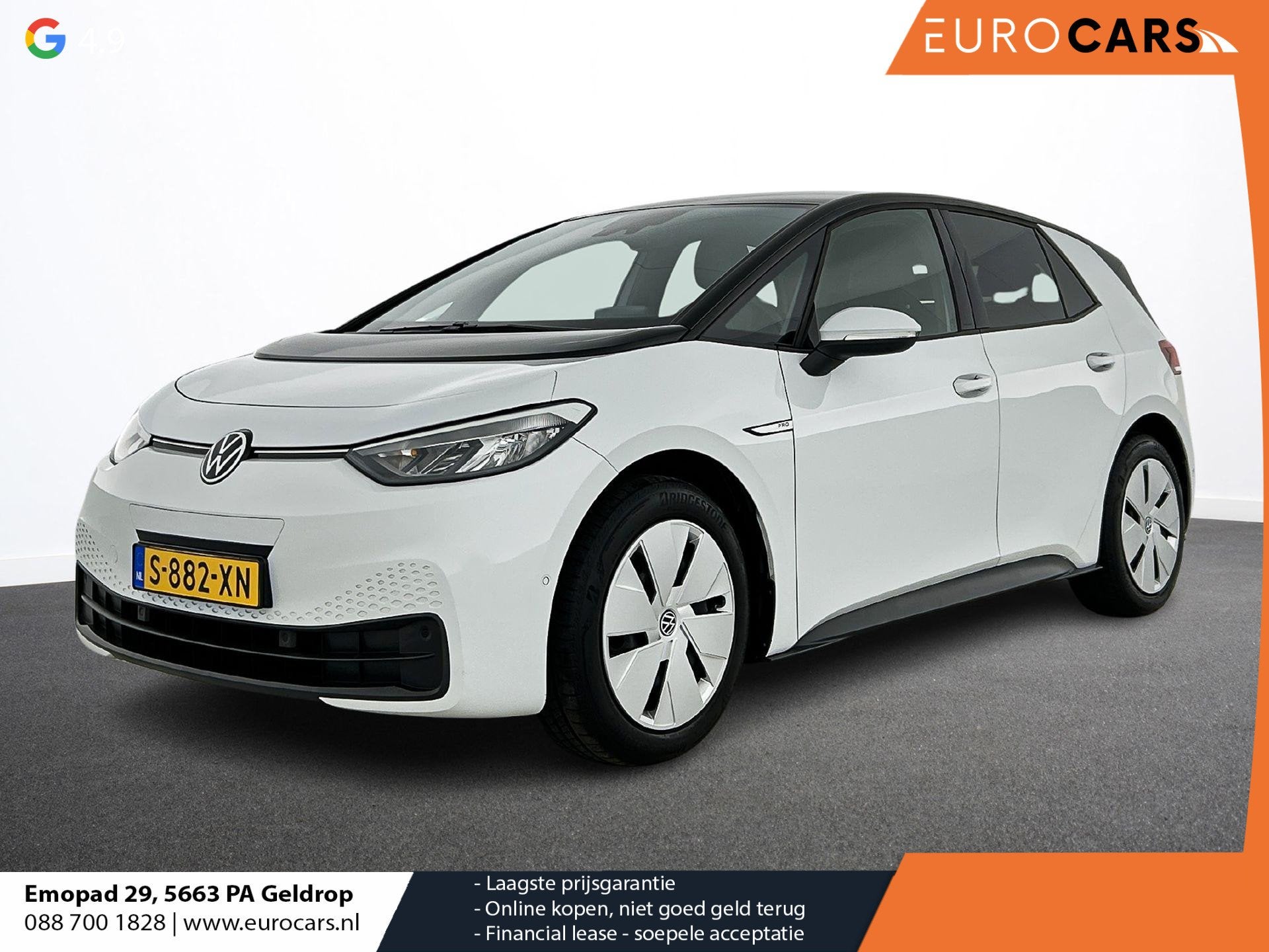 Volkswagen ID.3 Pro Edition 58 kWh SOH 90 % Climate Control, Auto's, Automaat, Achterwielaandrijving, Gebruikt, 375 min
