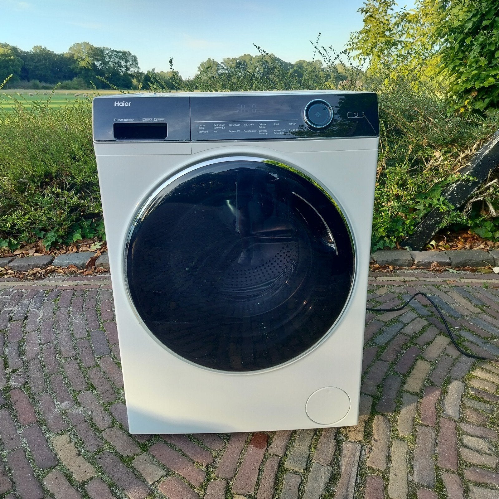 Haier Wasmachine - Goed Werkend, Gebruikt, Ophalen of Verzenden, Voorlader, Kort programma