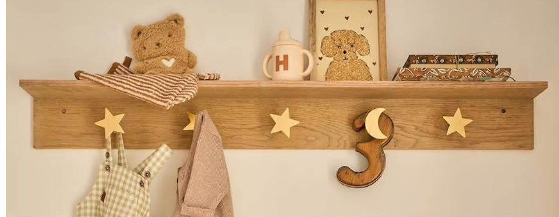 Wandplank met haakjes, Ophalen, Nieuw